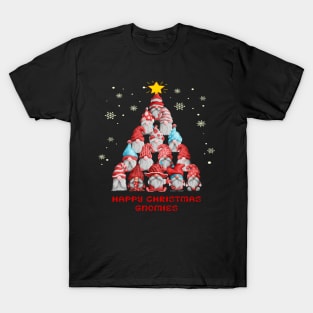 Happy Christmas Gnomies T-Shirt